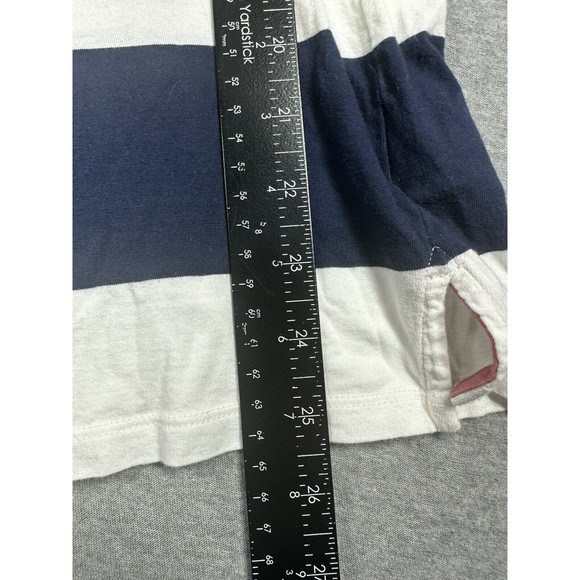 Boden 100% Cotton Stripes Ahead of the Rest Navy  & White Striped‎ Shirt Size 10 - Picture 7 of 9